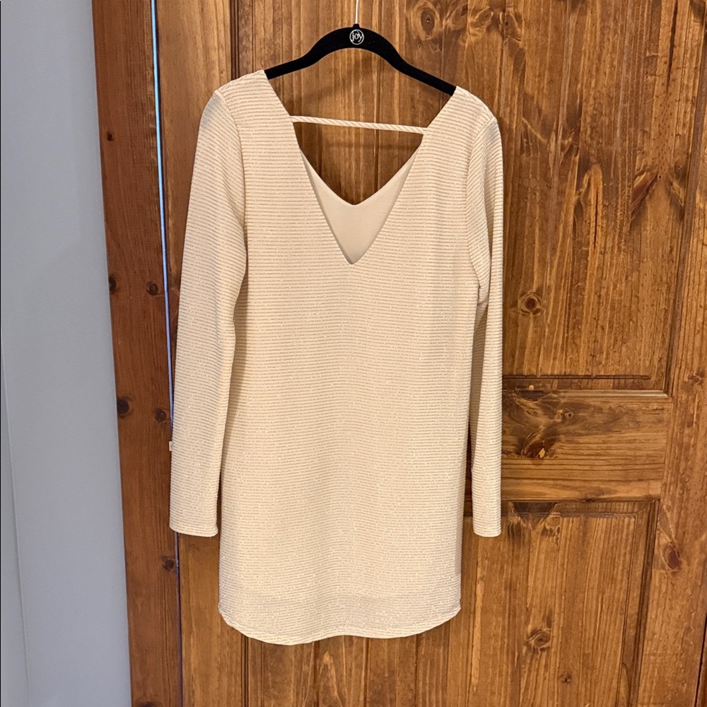 Buddy Love Cream Knit Dress
